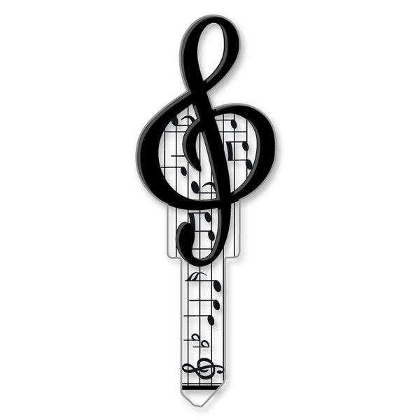 Lucky Line Key Shapes Music House Key Blank KW1/11 Double  For Kwikset B125K